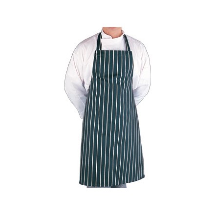 A530 Butcher Stripe Bib Apron