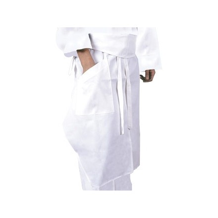 A576 Executive Chefs Tapered Apron - White
