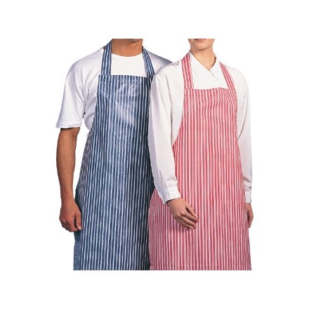 A580 100% Waterproof Nylon Apron (Blue Stripe)