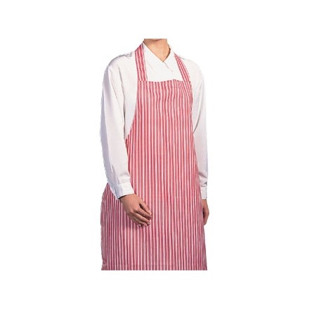 A581 100% Waterproof Nylon Apron (Red Stripe)