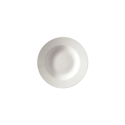 6x Athena CC214 9" Rimmed Soup Bowls Crockery