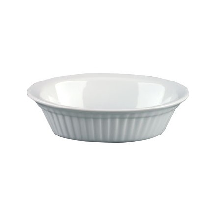 6x Olympia C110 46(H)x170(W)x133(D)mm Oval Pie Dish Crockery