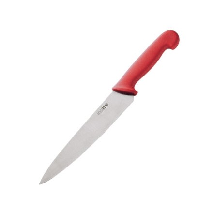 Hygiplas C895 Red Raw Meats 8.5" Chef Cook Knife