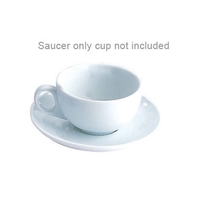 12x Olympia CB470 7oz Saucer Capuccino Cups & Saucers