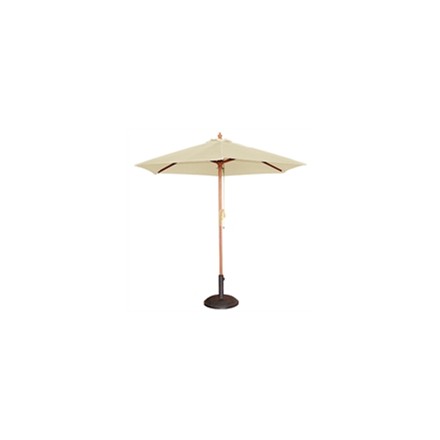 Bolero CB513 Cream Round -2.5m Pulley Parasol