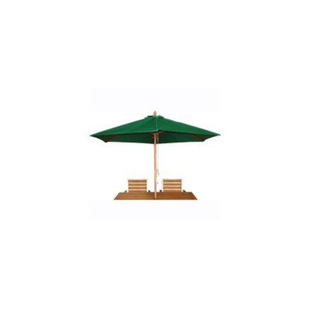 Bolero CB515 Green Round - 3m Pulley Parasol