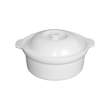 Olympia CD731 90 x 228 x 265mm Handled Round Casserole Pot Crockery