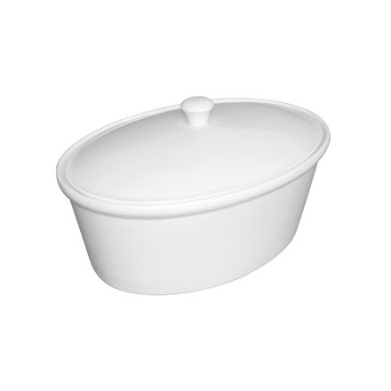 Olympia CD733 305 x 222mm (3.2Ltr) Oval Casserole Pots Crockery