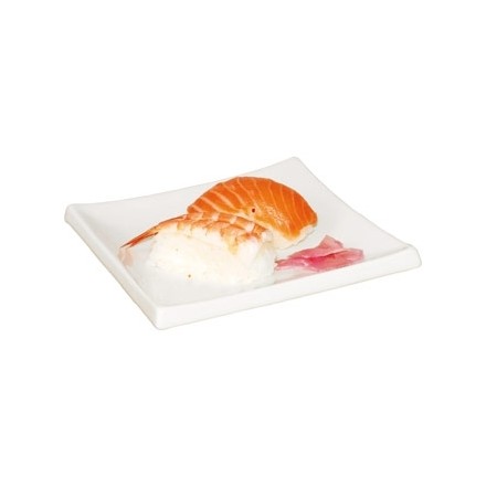 6x Olympia CE541 151 x 153 x 25mm Sushi Plates