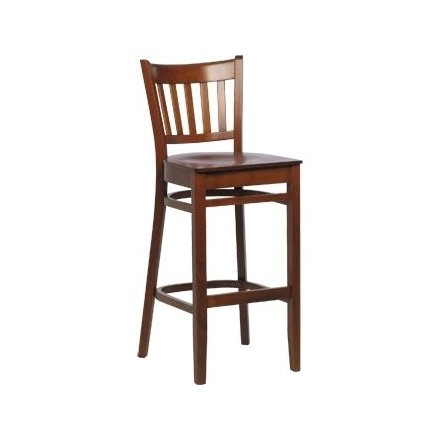 2x Bolera CD194 Walnut Bar Back High Stools Furniture