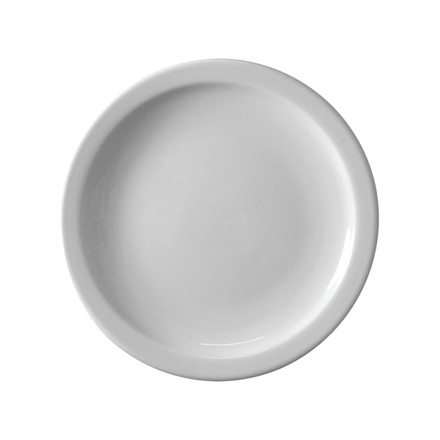 12 x Athena CF364 10"/250mm Narrow Rimmed Plates Crockery