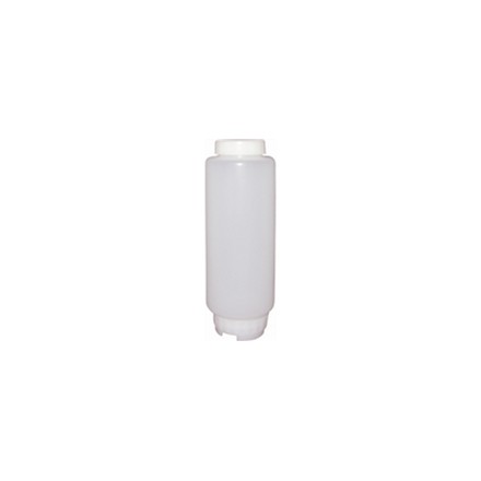 CF949 20oz Bottle with Medium Dispensing Valve FIFO Sauce Dispensers Utensils