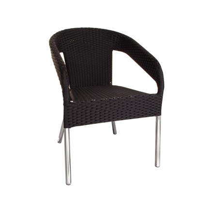 4x Bolera CG223 Stackable Wicker Chair