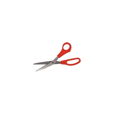Hygiplas DM036 Red (Raw Meat) Plastic Handle Stainless Steel Blades 8"/203mm All