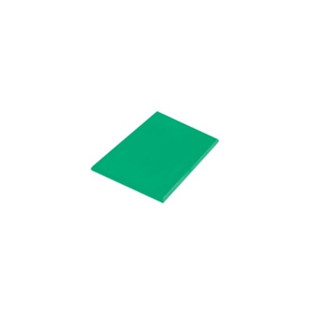 Hygiplas J037 18" x 12" x 1" 460 x 305 x 25mm Green High Density Colour Coded Ch