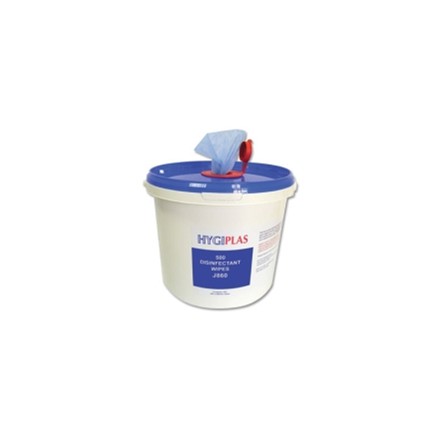 Hygiplas J860 500 Wipe Tub Probe and Surface Wipes Utensils