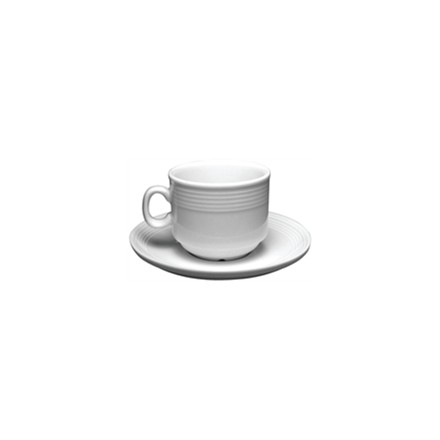 12x Olympia U083 3oz Saucer Stacking Espresso Cups & Saucers Crockery