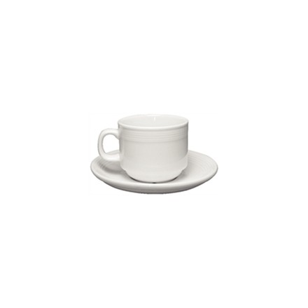 12x Olympia U084 7oz Cup Stacking Tea Cups & Saucers Crockery