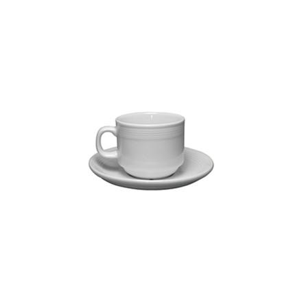 12x Olympia U085 7oz Saucer Stacking Tea Cups & Saucers Crockery
