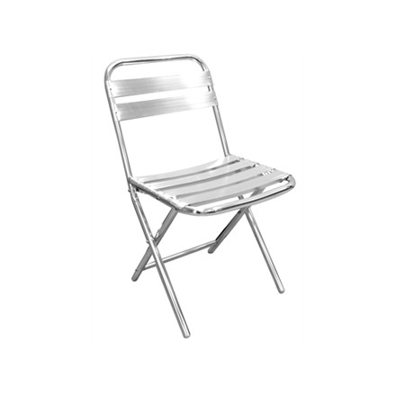 4x Bolera Folding Aluminium Chairs