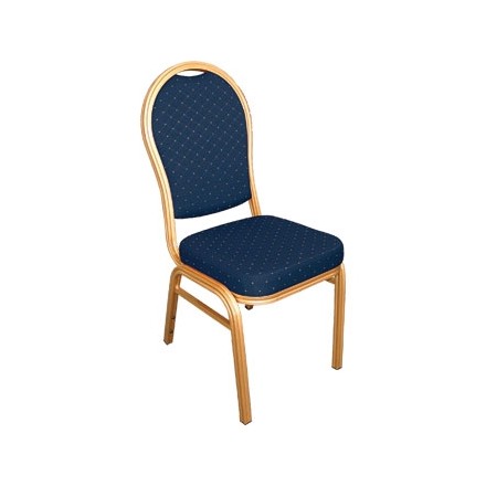 4x Bolera U526 Blue Arched Back Banqueting Chairs Furniture