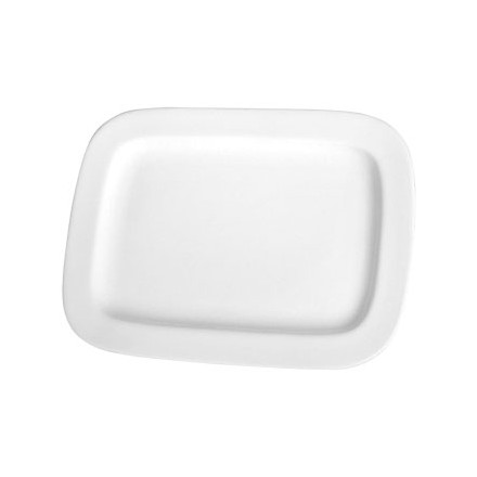 12x Olympia U805 230 x 170mm Round Rectangular Plates
