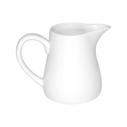 6x Olympia U821 11oz Cream/Milk Jugs with Handles