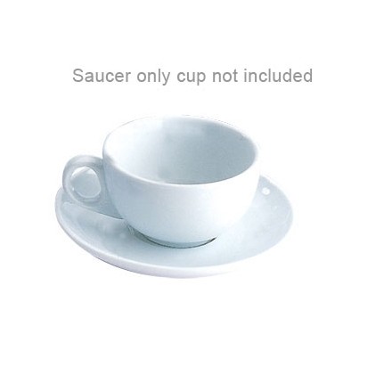 12x Olympia U828 15oz Saucer Cappuccino Cups & Saucers