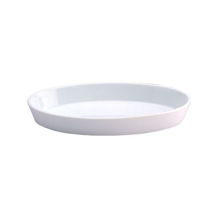 6x Olympia W434 184 x 103 x 28 (H)mm Oval Sole Dishes Crockery