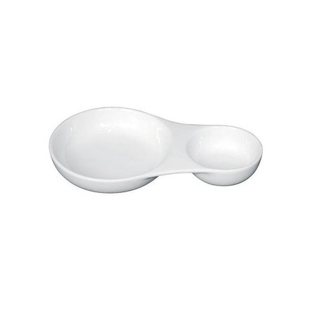 6x Olympia Y106 205mm x 120mm Spoon Shape Serving Bowl Crockery