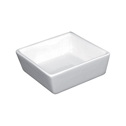 12x Olympia Y729 80x80x35mm Mini Square Dish Crockery