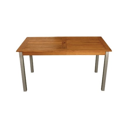 Bolera Y819 Wood & Aluminium Rectangle Table 1400mm