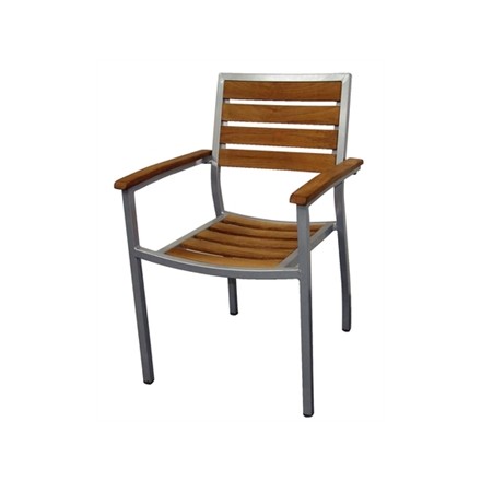 Bolera Y820 Wood & Aluminium Chairs (Pack of 4)