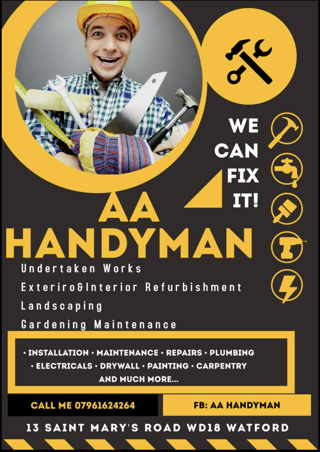 Home - Local Handyman In Watford Call 01923 372 155