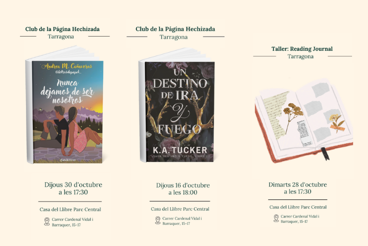 Actividades de octubre en Casa del Libro Parc Central