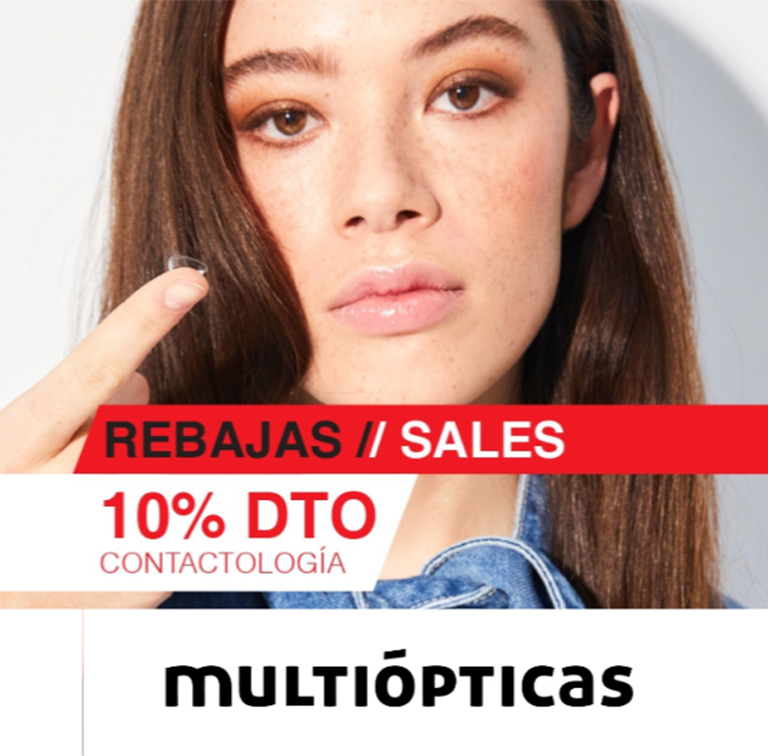 MULTIÓPTICAS: 10% dto. en lentillas