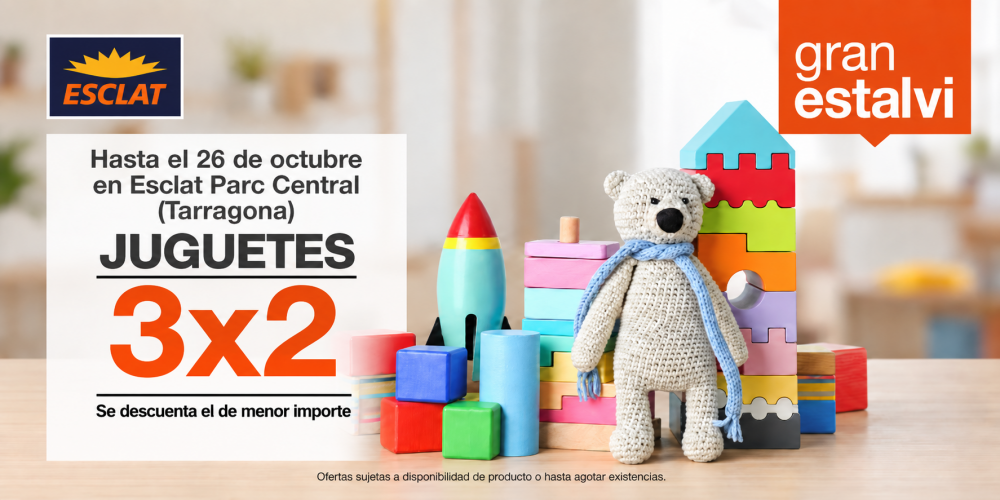 3 pour 2 sur les jouets chez Esclat