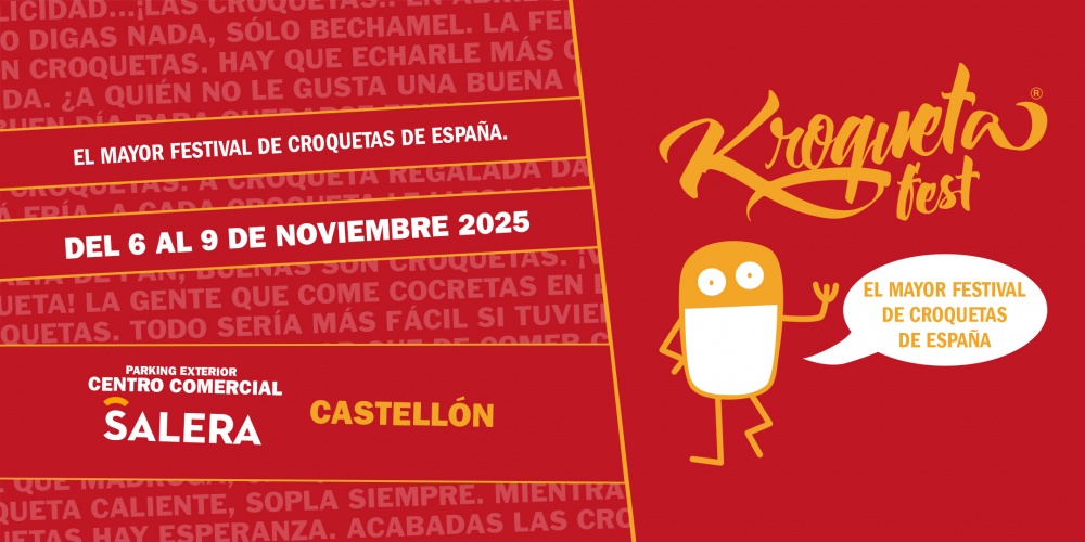 Kroqueta Fest llega a Salera: del 6 al 9 de noviembre