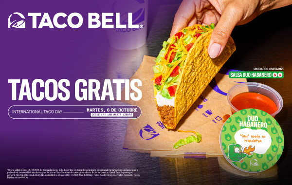 Taco Bell | Tacos gratis