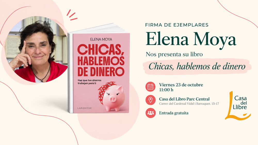 Séance de dédicaces avec Elena Moya à Casa del Libro