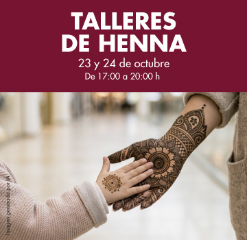 TALLERES DE HENNA GRATUITOS EN ZUBIARTE