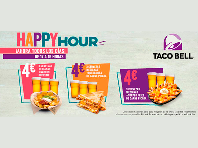 Happy hour en Taco Bell
