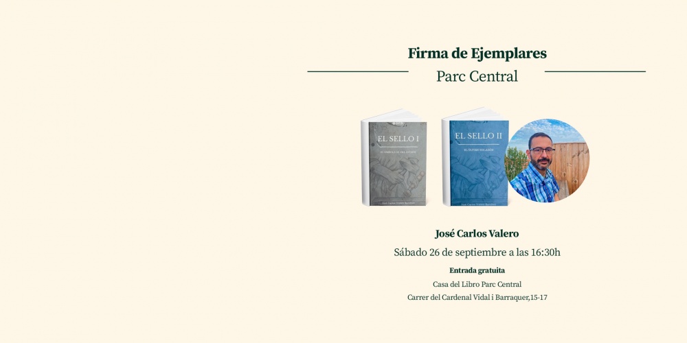 Signatura d’exemplars amb José Carlos Valero