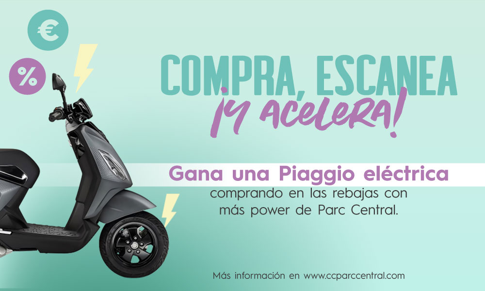 Sorteo Rebajas Electrizantes en Parc Central ⚡🏍️