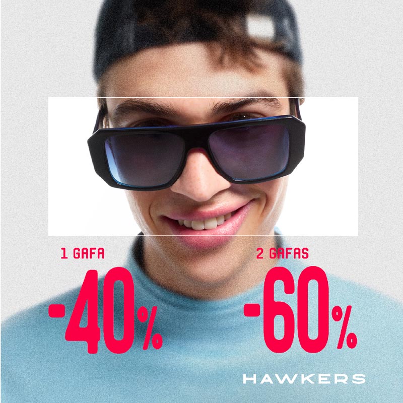 1 Gafa al 40% de descuento - 2 Gafas al 60%