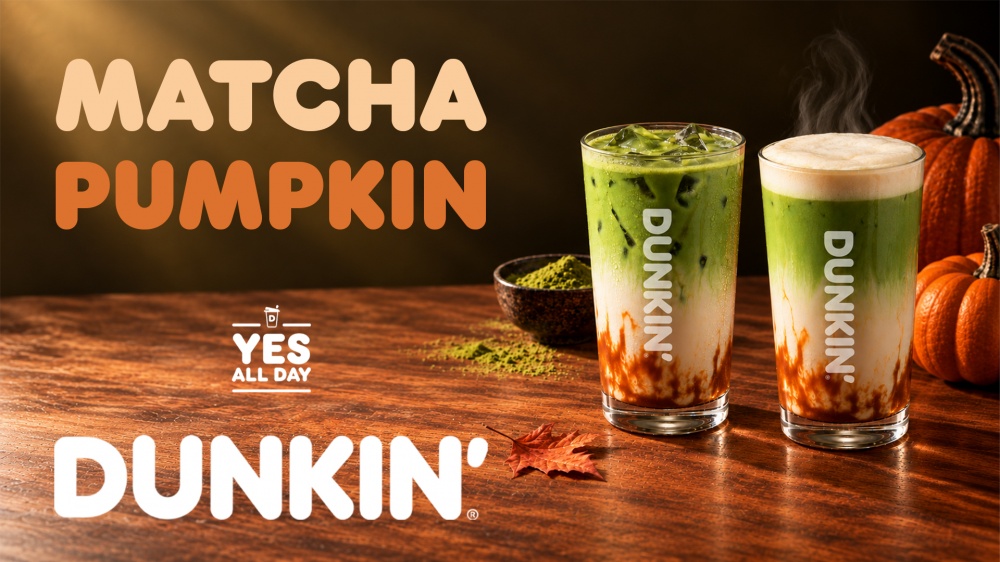 Découvrez le Matcha Latte Pumpkin de Dunkin’