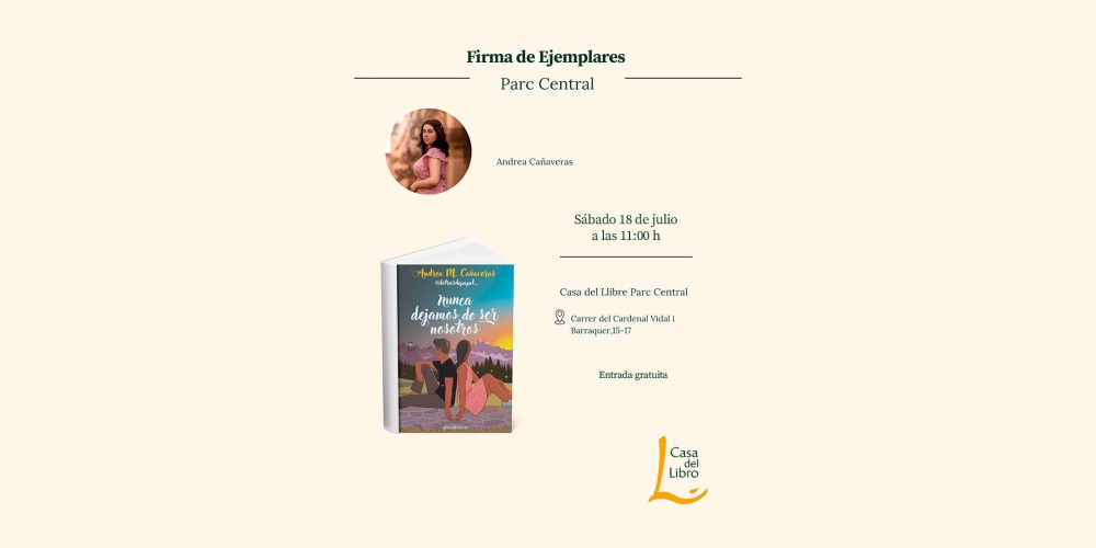 Signatura d’exemplars amb Andrea Cañaveras