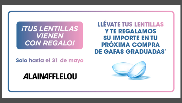 Alain Afflelou | Lentillas con regalo