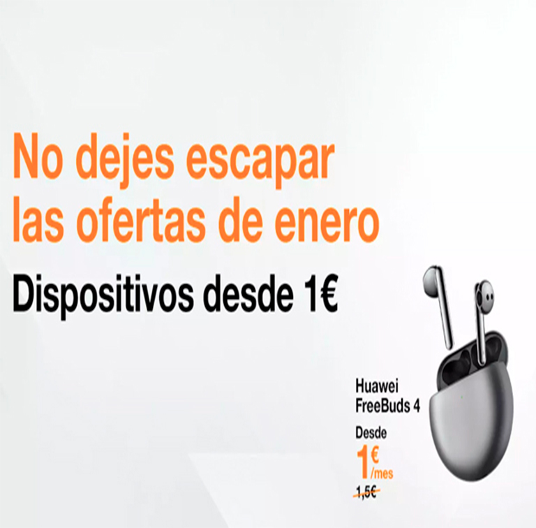 ORANGE: dispositivos desde 1€