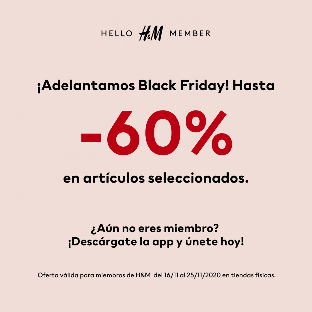 ¡Disfruta antes del Black Friday en H&M!